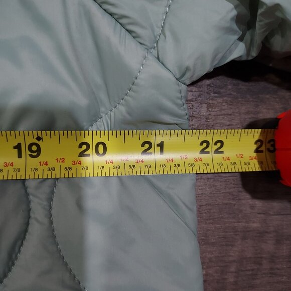 Jacket Bagatelle Collection Quilted Sage Green Lightweight Snap Closure - Picture 4 of 9